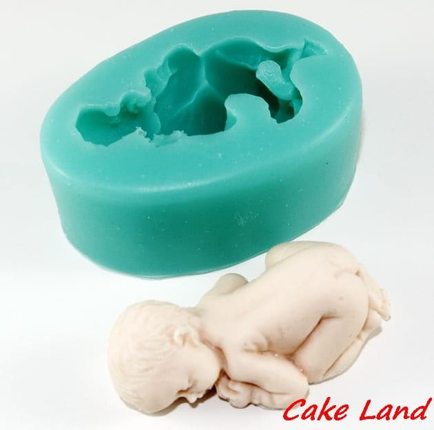 Forma silikonowa do masy cukrowej 3D NOWORODEK  NIEMOWLAK BOBAS-c446f1232cc53f654ed8fedc6c145fee
