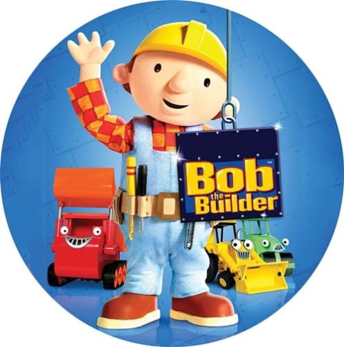 Opłatek na tort BOB BUDOWNICZY 20 cm