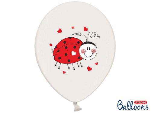 Balony Biedronki 30 cm  4 szt 