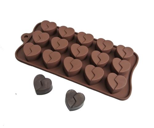 Forma silikonowa do pralin czekoladek  lodu SERCA