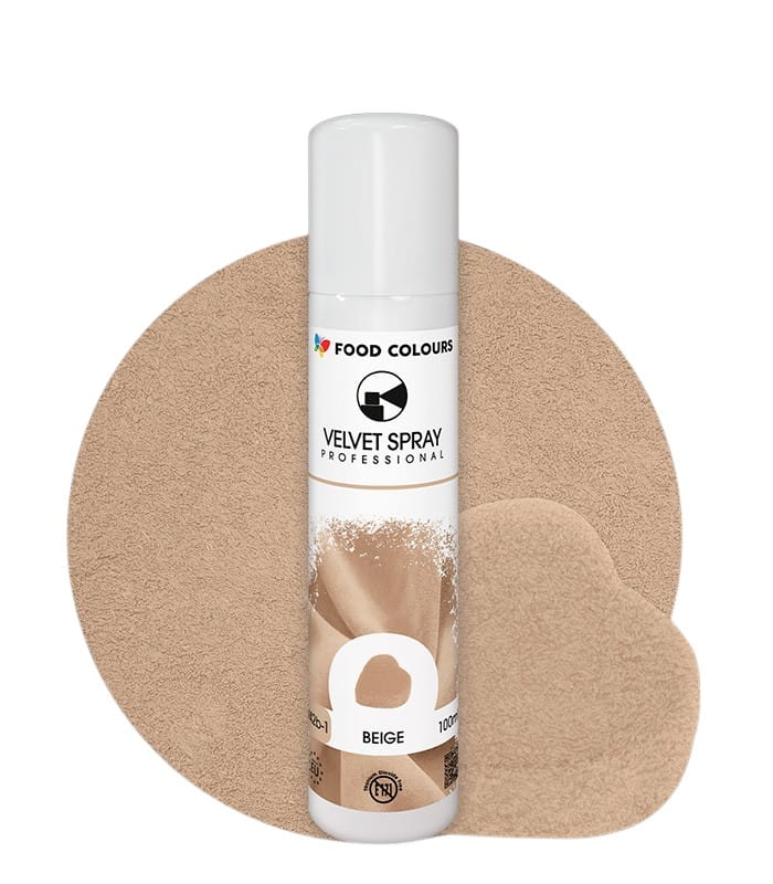 Zamsz w Sprayu BEŻOWY Food Colours Velvet 100 ml Beige