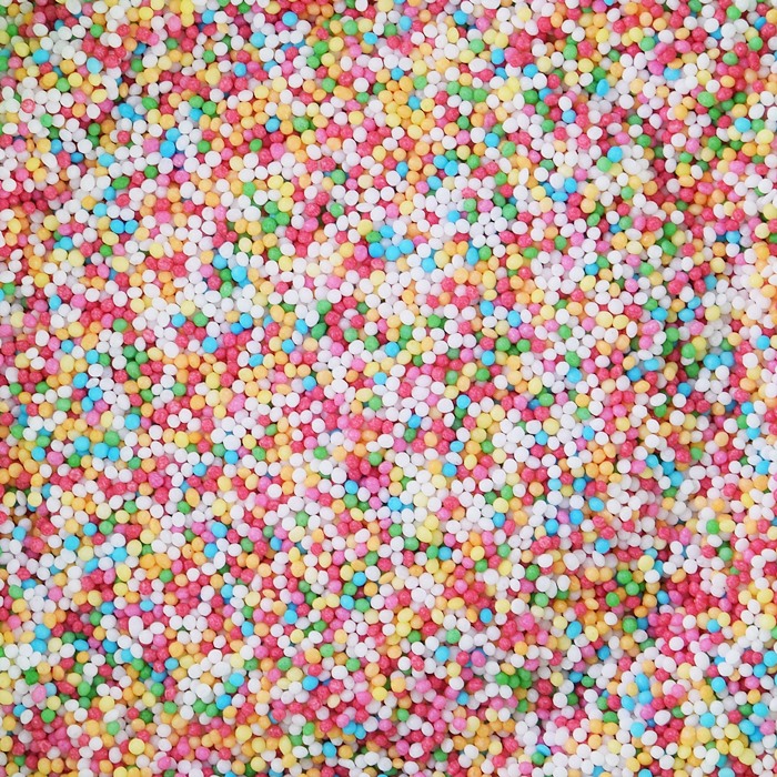 Maczek Cukrowy MIX KOLOR Posypka 50 g dekoracja babeczek ciastek i deserów